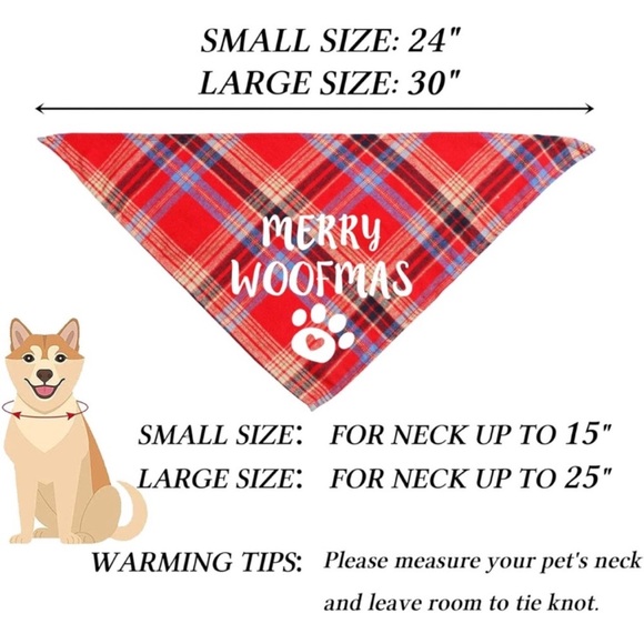 Small Dog Thanksgiving/Christmas
Bandana Set - Picture 4 of 4